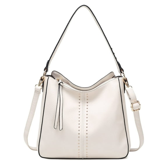 Montana West Hobo Bag for Women Crossbody Purse and Handbags Ladies Chic Shoulder Bags, Beige