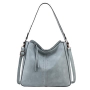 Hobo Bag for Women Crossbody Purse and Handbags Ladies Chic Shoulder Bags, Light Blue