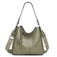 thumbnail image 1 of Montana West Hobo Bags for Women Top Handle Satchel Shoulder Purse Bucket Handbag, A-Green, 1 of 7