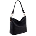 thumbnail image 1 of Montana West Hobo Bags for Women Top Handle Satchel Shoulder Purse Bucket Handbag, Black, 1 of 7