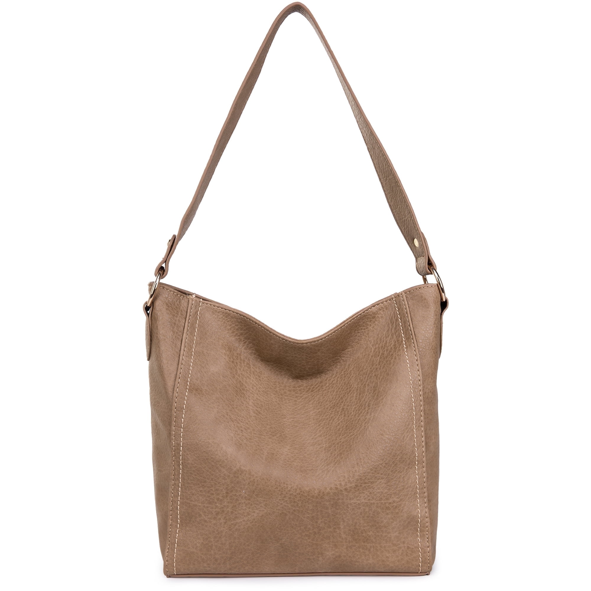 Montana West Hobo Bags for Women Vegan Leather Shoulder Purses and Handbags, Khaki