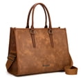 thumbnail image 1 of Montana West Laptop Tote Bag for Women 15.6 Inch Computer Bags Business Office Work Briefcase With Adjustable Shoulder Strap, Brown, 1 of 7