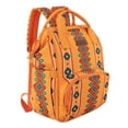 thumbnail image 1 of Wrangler Aztec Travel Backpack Baby Bag for Women with Stroller Strap and Side Bottle Pockets Organized Diaper Bag, Must Yellow, 1 of 9