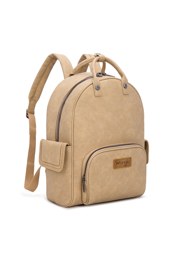 Wrangler Backpack Purse for Women Adjustable Strap Top-handle Handbags, Tan