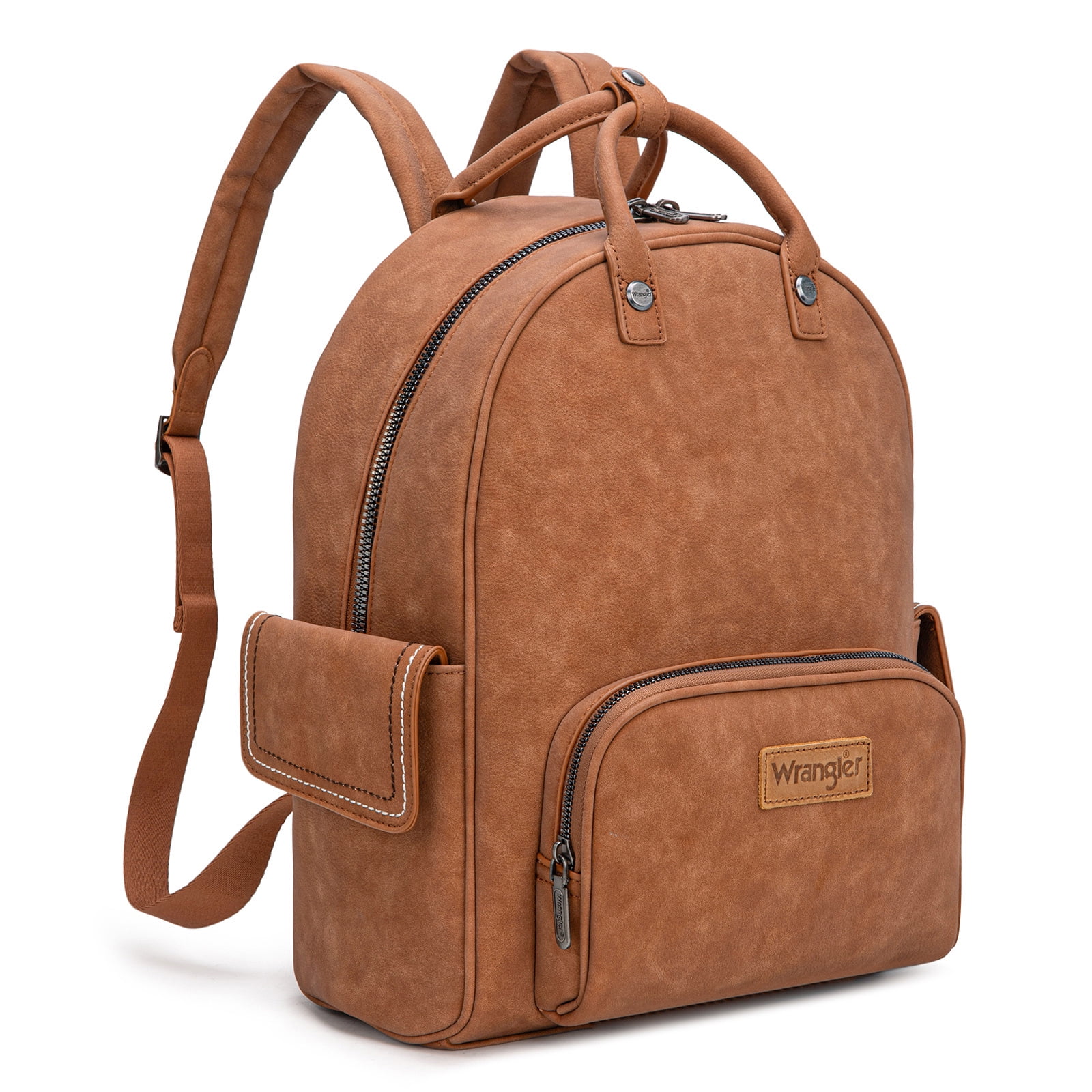 Wrangler Backpack Purse for Women Adjustable Strap Top-handle Handbags, Brown