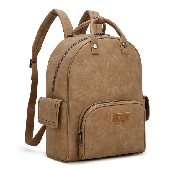 Wrangler Backpack Purse for Women Adjustable Strap Top-handle Handbags, Khaki