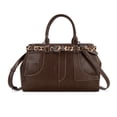 thumbnail image 1 of Montana West Multi-way Crossbody Bag with Removable Leopard Strap,Coffee, 1 of 7