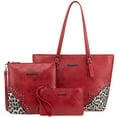 thumbnail image 1 of Montana West Purses for Women Tote Bag 3Pcs Set Leopard Print Satchel Handbags, 1 of 7