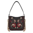 thumbnail image 1 of Montana West Shoulder Bag for Women Western Floral Embroidered Fringe Crossbody Hobo Purse, Black, 1 of 7