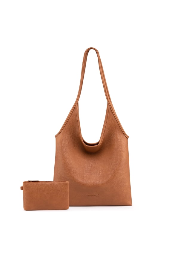 Slouchy Hobo Bags for Women Soft Designer Shoulder Purses Ladies Top Handle Handbag, CAMEL