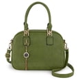 thumbnail image 1 of Montana West Small Top Handle Purse for Women Crossbody Satchel Handbag Barrel Bag, Green, 1 of 6