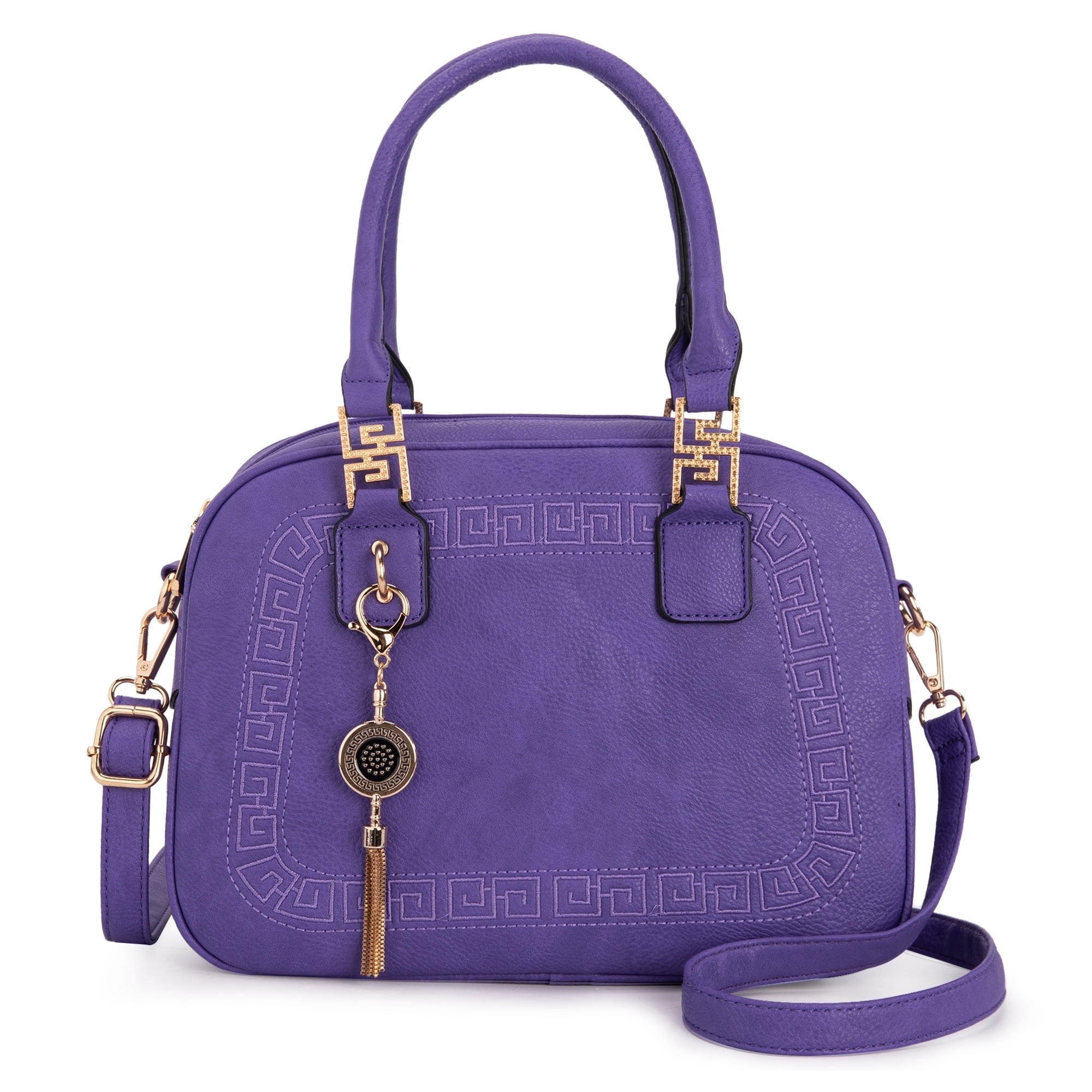Montana West, Small Top Handle Purse, Purple, Crossbody Satchel