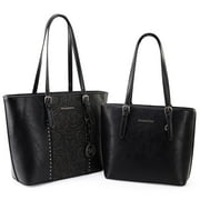 MONTANA WEST Tote Bag for Women Large Purse and Handbags Set Embossed Collection Purse 2Pcs Set