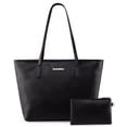 thumbnail image 1 of Montana West Tote Bags Vegan Leather Purses and Handbags for Women Top Handle Ladies Shoulder Bags, Black, 1 of 7