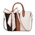 thumbnail image 1 of Montana West Tote Bags for Women Bow Crossbody Purses with Detachable Strap, Beige-Black, 1 of 7