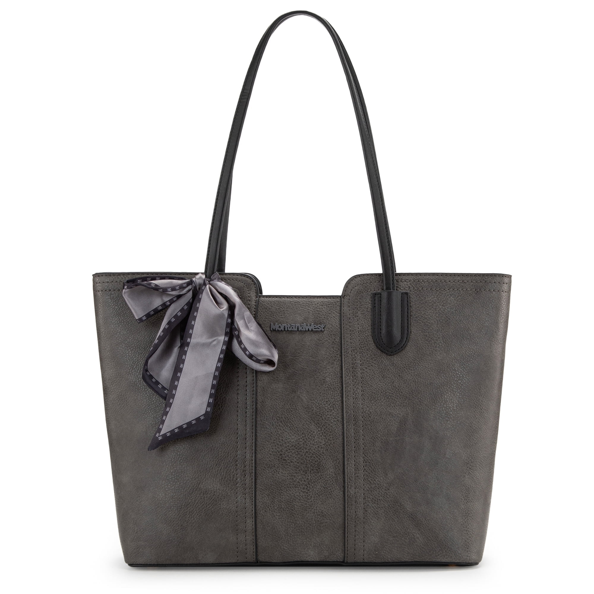 Montana West Women's Tote Handbag - Shoulder Bag With Zipper, Top Handle, PU Leather, Work & Travel Purse