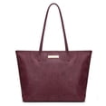 thumbnail image 1 of Montana West Tote Bags for Women Purses and Ladies Handbags Medium Size Shoulder Bags with Zipper,Purple, 1 of 6