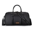 thumbnail image 1 of Wrangler Travel Duffel Bag Large Capacity Leather Luggage Bag for Women Stylish and Durable Travel Bag, Black, 1 of 7