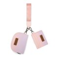 thumbnail image 1 of Wrangler KeyChain Wallet Wristlet Wallets for Women Dual Pouch Wristlet Rfid Blocking Credit Card Holder Wallet, Pink, 1 of 8