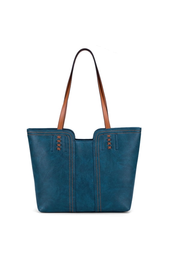 Women's Oversized Hobo Tote Shoulder Satchel Bag, Blue