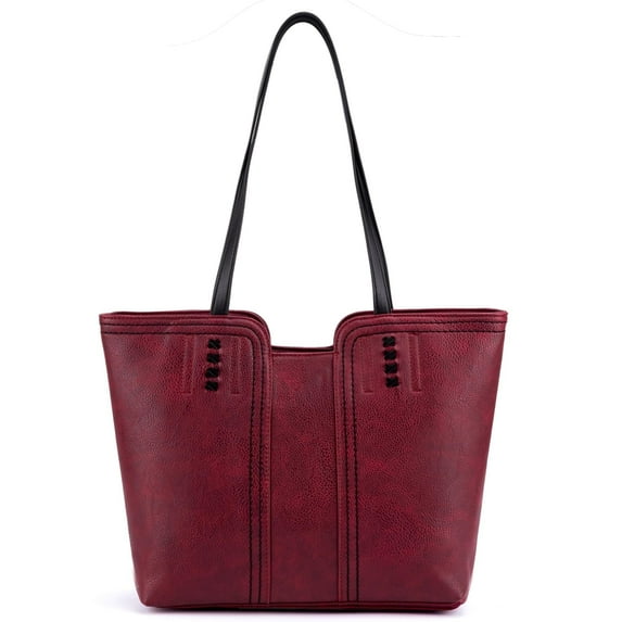 Montana West Women's Oversized Hobo Tote Shoulder Satchel Bag, Dahila Red