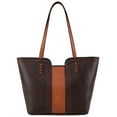 thumbnail image 1 of Montana West Women's Oversized Hobo Tote Shoulder Satchel Bag, Orange Coffee, 1 of 6
