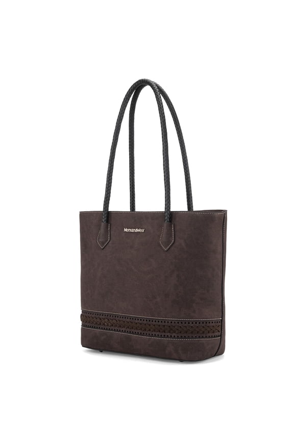 Woven Tote Bags for Women Medium Purses and Handbags,Coffee