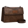thumbnail image 1 of Wrangler Crossbody Purse for Women Shoulder Bag Vintage Wallets with Chain Strap, Coffee, 1 of 7