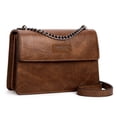 thumbnail image 1 of Wrangler Crossbody Purse for Women Shoulder Bag Vintage Wallets with Chain Strap, Brown, 1 of 7