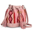 thumbnail image 1 of Wrangler Hobo Bags for Women Designer Bucket Purses Western Shoulder Handbags, Pink, 1 of 7