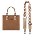 thumbnail image 1 of Wrangler Tote Bag for Women Western Retro Purse Top Handle Handbags with Aztec Strap, Brown, 1 of 9