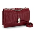 thumbnail image 1 of Montana West Quilted Crossbody Bag for Women Small Clutch Purse with Silver Chain, Burgundy, 1 of 7