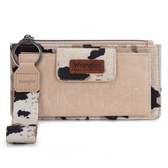 Wrangler Purses for Women Western Clutch Purse Rfid Wallet Womens, Tan