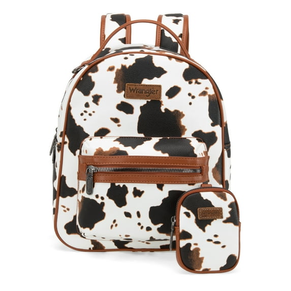 Montana West Wrangler Mini Backpack Cute Cow Print Backpack Purse for Women