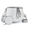 thumbnail image 1 of Montana West Crossbody Bags Bum Bag for Women Large Sling Bag with Adjustable Strap and Coin Purse, Silver, 1 of 7