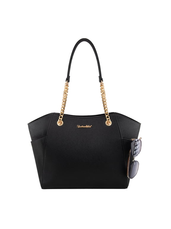 Tote Bag for Women Chain Top-handle Handbags, Black