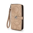 thumbnail image 1 of Montana West Wallet for Women Large Wristlet Wallets, Card Cases & Money Organizers Ladies Female Bifold Clutch Wallet Minimalist Credit Card Cash Wallets with ID Window and Latch, Carve-Tan, 1 of 7
