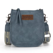 Wrangler Small Crossbody Bags for Women Cute Mini Purses Shoulder Handbag, Jean