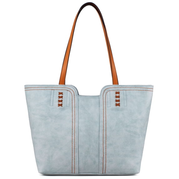 Montana West Women's Oversized Hobo Tote Shoulder Satchel Bag, Blue