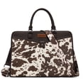 thumbnail image 1 of Wrangler Women Laptop Briefcase Tote Bag with Detachable Adjustable Strap, Cow-Coffee, 1 of 7