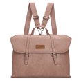 thumbnail image 1 of Wrangler Backpack Purse for Women Vegan Leather Fashion Anti Theft Convertible Backpack with Adjustable Strap, Large-Dark Pink, 1 of 10