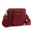 thumbnail image 1 of Montana West Large Crossbody Bags for Women Bum Bag Sling Purse with Adjustable Strap, Burgundy, 1 of 5