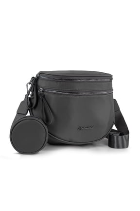 Large Crossbody Bags for Women Bum Bag Sling Purse with Adjustable Strap, Grey