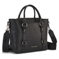 thumbnail image 1 of Montana West Small Tote Bag for Women Top handle handbag Trendy Crossbody Purse, Black, 1 of 7