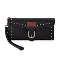 thumbnail image 1 of Wrangler Womens Wallet Western Wristlet for Women Rfid Wallet with Detachable Credit Card Holder, Western-Black, 1 of 7