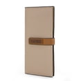 thumbnail image 1 of Wrangler Purses for Women Slim Thin Wallet RFID Blocking Bifold Clutch with Zipper Coin Purse Original Branded Leather Wallet with Card Holder, Tan-Brown, 1 of 7