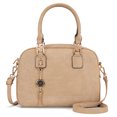 thumbnail image 1 of Montana West Small Top Handle Purse for Women Crossbody Satchel Handbag Barrel Bag, S Khaki, 1 of 7