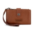 thumbnail image 1 of Wrangler Womens Wallet Small Rfid Blocking Wristlet Wallets Cute Bifold Ladies Wallet with Zipper Pocket, Brown, 1 of 7