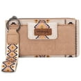 thumbnail image 1 of Wrangler Purses for Women Western Clutch Purse Rfid Wallet Womens, Tan, 1 of 7