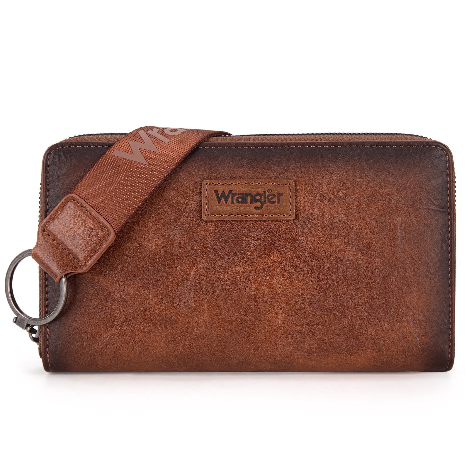 Montana West, Womens Wallet Wristlet, Khaki Vegan Leather